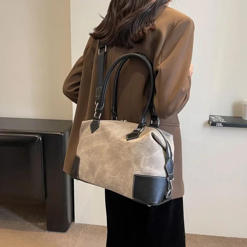 Herbst und Winter Retro Damen Schultertasche Heißer Verkauf Hohe Qualität Große Kapazität Lässig Vielseitig Damen Umhängetasche