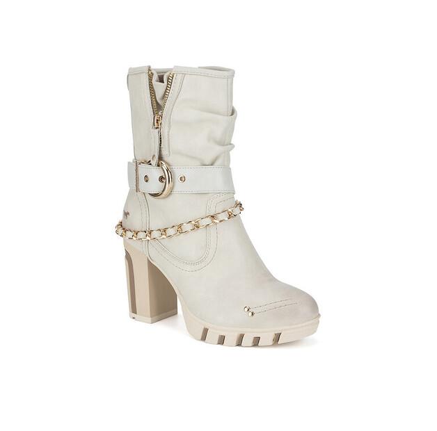 Mustang Ankle Boots 1363-505 White