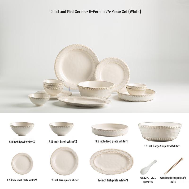 Bumanchun Retro Underglaze Dinnerware Set