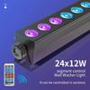 24x12w RGBW 4in1 LED bar Wall Washer Indoor Color Strip Light DMX512 Control Professional DJ Disco Wall Light Stage Lighting