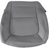 Driver Side Bottom Replacement Leather Seat Cover Gray #H2U or H0U Compatible with Chevy Colorado GMC Canyon 2015 2016 2017 2018 2019 2020 2021 2022