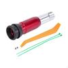 Convertisseur de Pommeau de Levier de Vitesse de Voiture Adaptateur de Bouton Professionnel en Métal Rouge