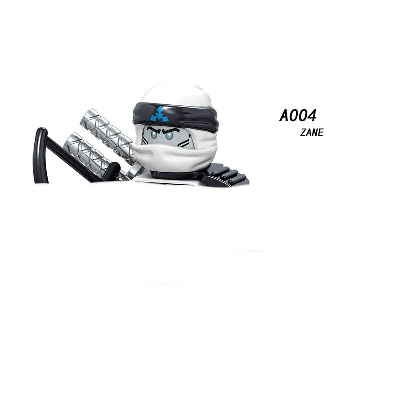 

MOC креативная одиночная продажа A001-008 GA123-130, серия фильмов, рождественские детские собранные подвижные строительные блоки, мини-игрушки