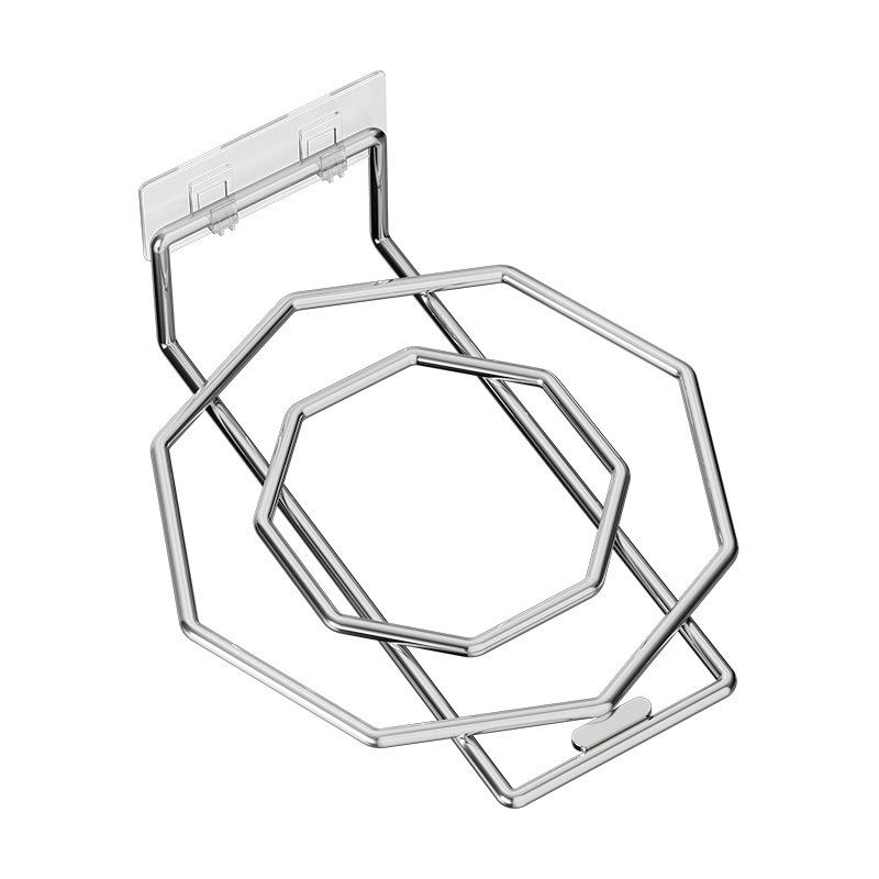 Toilet Household Bathroom Cabinet Wall-mounted washbasin rack No punching washbasin storage rack