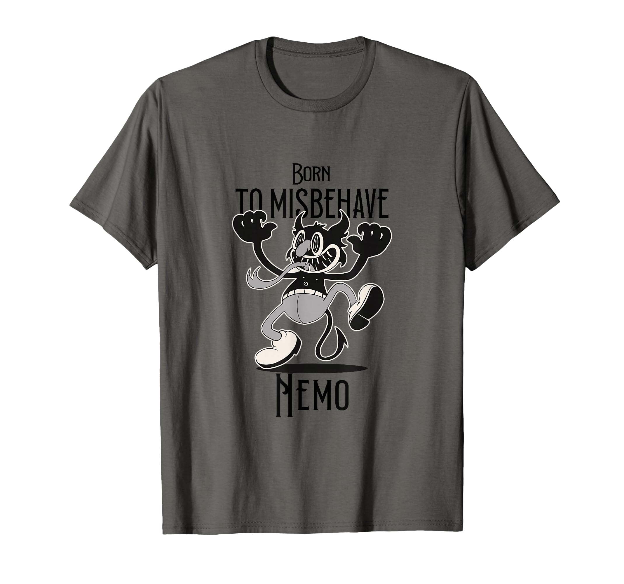 

NEMO - Cool Boy Name with cute Devil - Born to Misbehave T-shirt