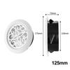 For Home Ventilation Round Air Vent Grille Adjustable Air Vent White ABS Material Control Of Air Flow Fly Screen
