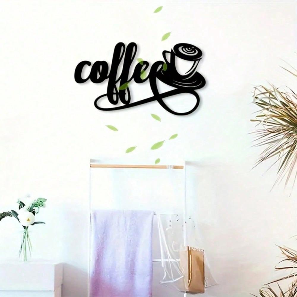 Vintage Metal Wall Art Coffee Sign Rustic Farmhouse Decor Kitchen Studio Holiday Gift