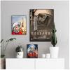 Canvas Painting Decorative Home Decor Quadro Space Heroes Yuri Gagarin Posters And Prints Wall Pictures For Living Room Vintage