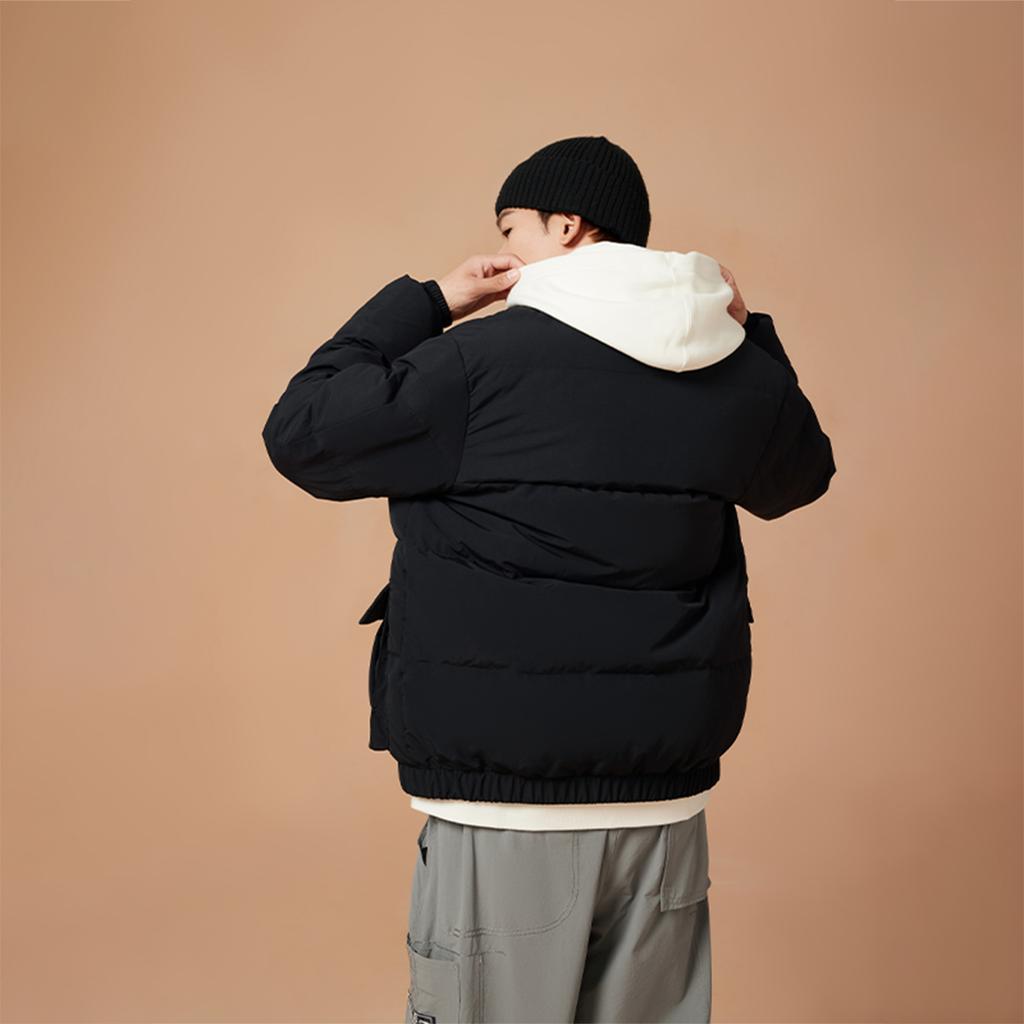 Li Ning Hot Pots Down Collection Down Jacket Men's Black AYMU501-2