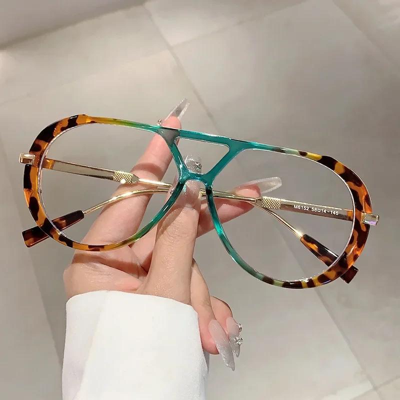 Big Frames Retro Pilot Sunglasses Female for Male Luxury Brand Design Sun Eyeglasses Outdoor Punk Shades Lunettes De Soleil Homme