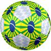 1 pz Bandiere Brasiliana e Portoghese Pallone da Calcio Calcio Taglia 5 Pallone da Calcetto Indoor alla Moda Colorato Gioco per il Cortile - Ottimo Regalo per gli Appassionati di Sport