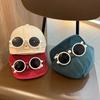 Baby Baseball Cap With Detachable Glasses Design Unisex Toddler Duckbill Hat Stylish Spring Autumn Sun Hat For Boys And Girls