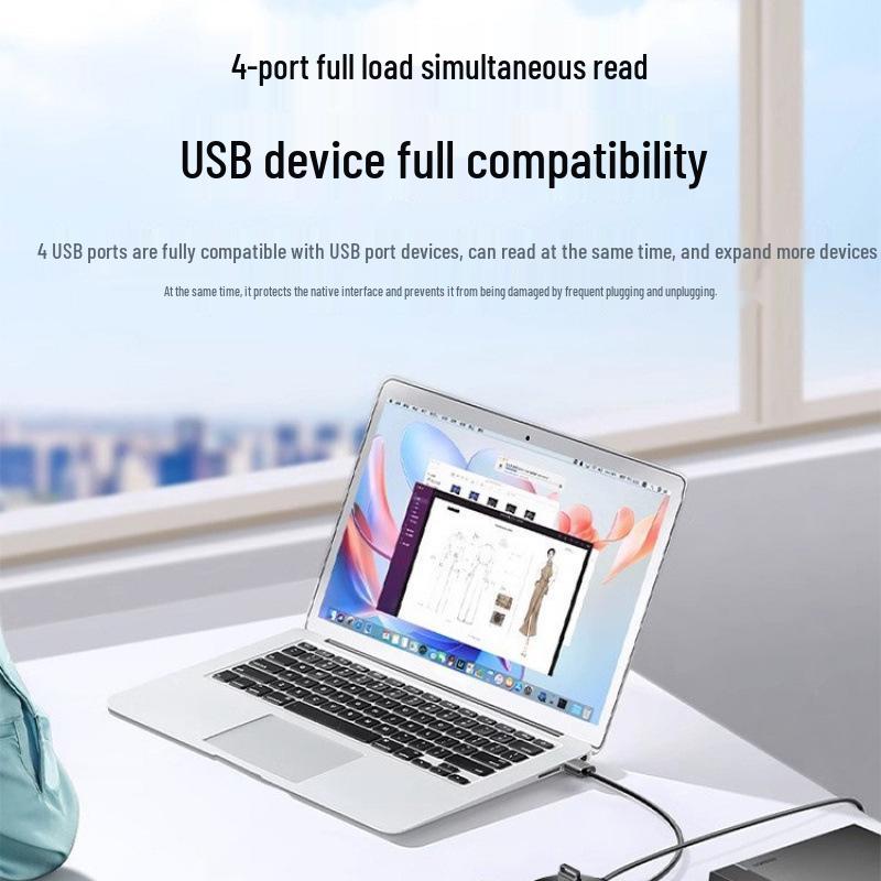 Type-C Multi-Port USB Extender Hub for Laptop/Desktop