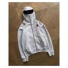 GLYDE Divin Vintage Praná Zipová Mikina Y2K Bunda Pánská Rock Hip Hop Patchwork Vyšívaná Oversized Mikina S Dlouhým Rukávem