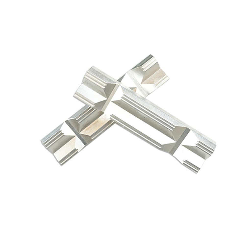 2Pcs Vise Jaw Pad Soft Magnetic Vise Jaw Pad Aluminum Multipurpose Jaw Protectors Metal Clamps Jaw Flat Cover Silver Jaw