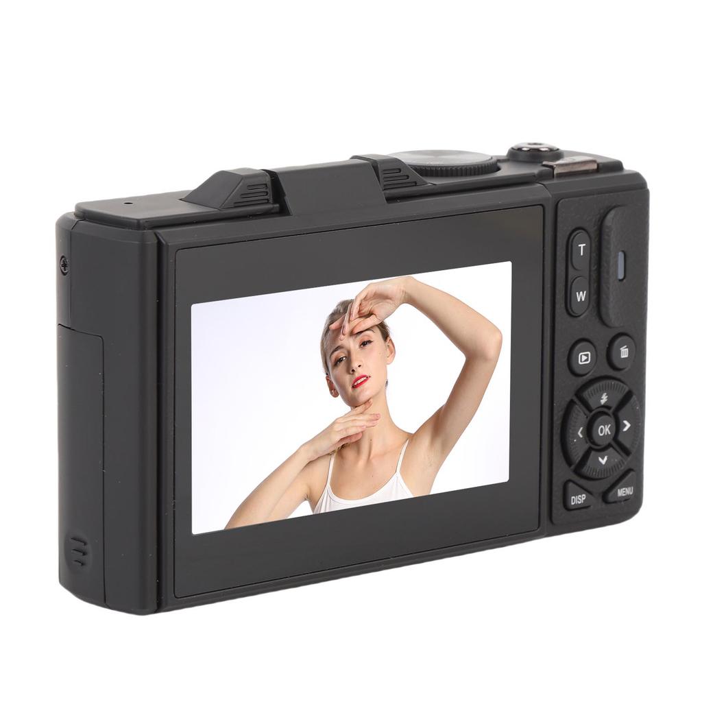 Digital Camera 5K 75MP HD 18X Zooming Autofocus 180 Degree   Screen Anti Shake Retro Digital Camera for Selfie Travel