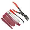 425x Plastic Mixed Car Body Retainer Fastener Clip Assortment+6x Removal Tool