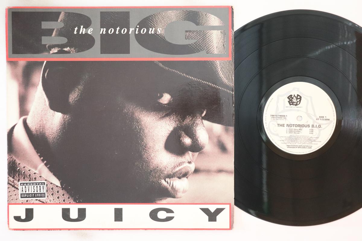 

12-дюймовая пластинка NOTORIOUS B.I.G. - Juicy 78612790061 Bad Boy Enterta 1994 US Рэп и Хип-хоп/R&B Б/у