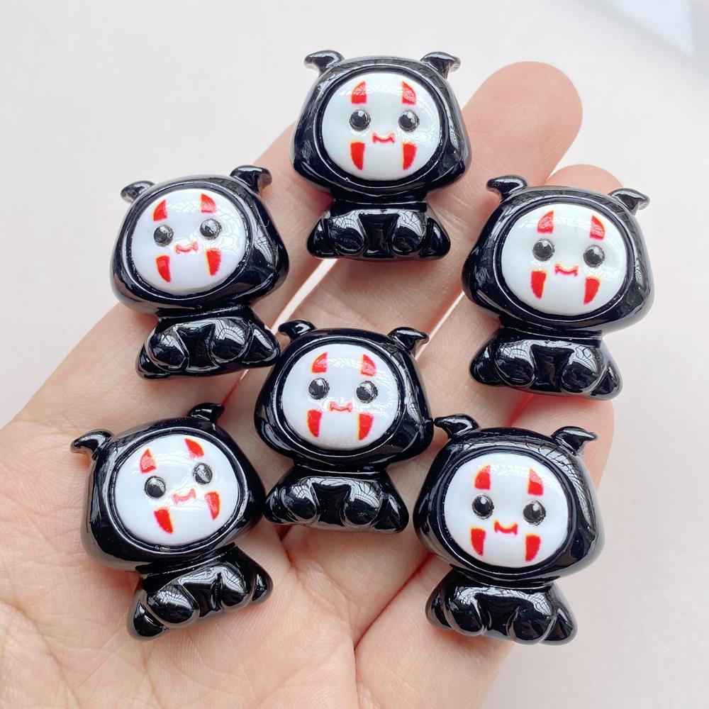 10ks Kawaii Roztomilý Kreslený Halloweenský Série Plochá Zadní Strana Pryskyřice Scrapbooking DIY Šperky Řemeslná Dekorace Příslušenství