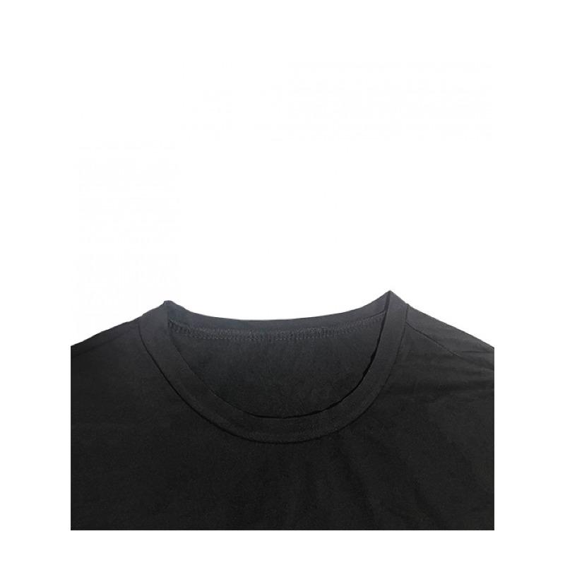 European sizes European And American Minimalist Casual Print Short-Sleeve Men'S Summer Commuting Outfit Ins Round-Neck T-Shirt