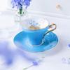 AYNSLEY Glazed Lily of the Valley Small Waist Coffee Cup & Saucer