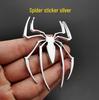Spider-Man Car Logo Metallic Animal Sticker - Spider Rear Symbol for Side Door, Scratch Cover