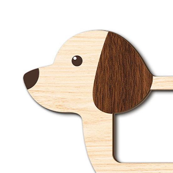 1/2 Stück Cartoon Katze Holz Fotorahmen Hund Form Bildhalter Dekoration für Zuhause Büro Schreibtisch Tierliebhaber Geschenk