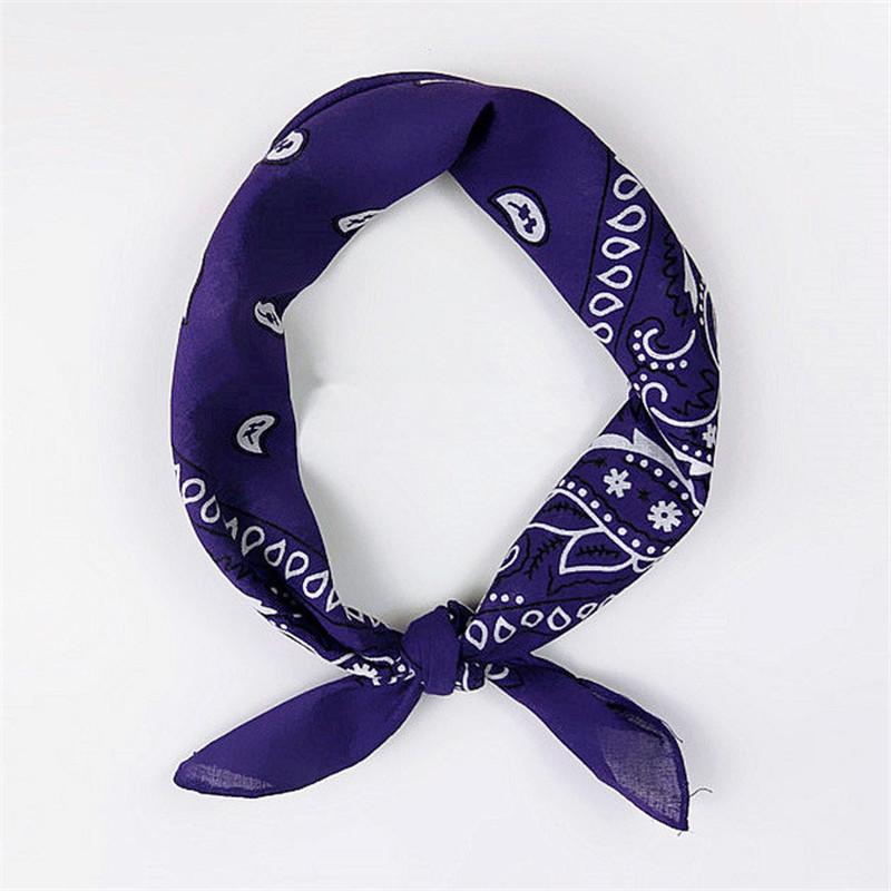 Unisex Cotton Blend Hip Hop Bandana Headwear Hair Band Scarf Neck Wrist Wrap Band Magic Head Square Scarf Hairband