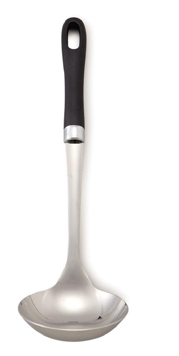 Suncraft Made in Mirror Silver Ladle, Medium, Japan, Finish, AL-02