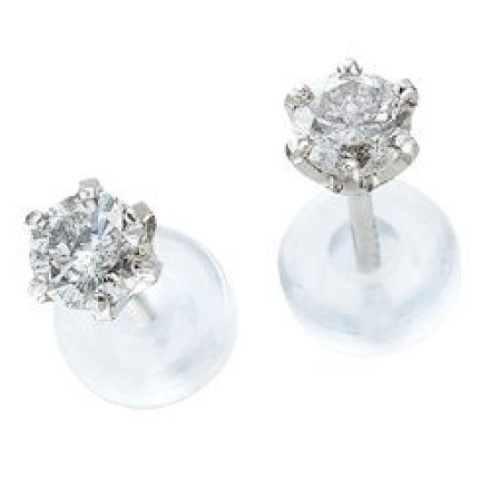 

Platinum 900 Diamond Stud Earrings [KASHIMA] 0.2ct