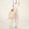 Bally Daffi Classic Monogram Printed Commuter Fashion Tiger Head Logo TPU Backpack Women Backpack Pink 6300491