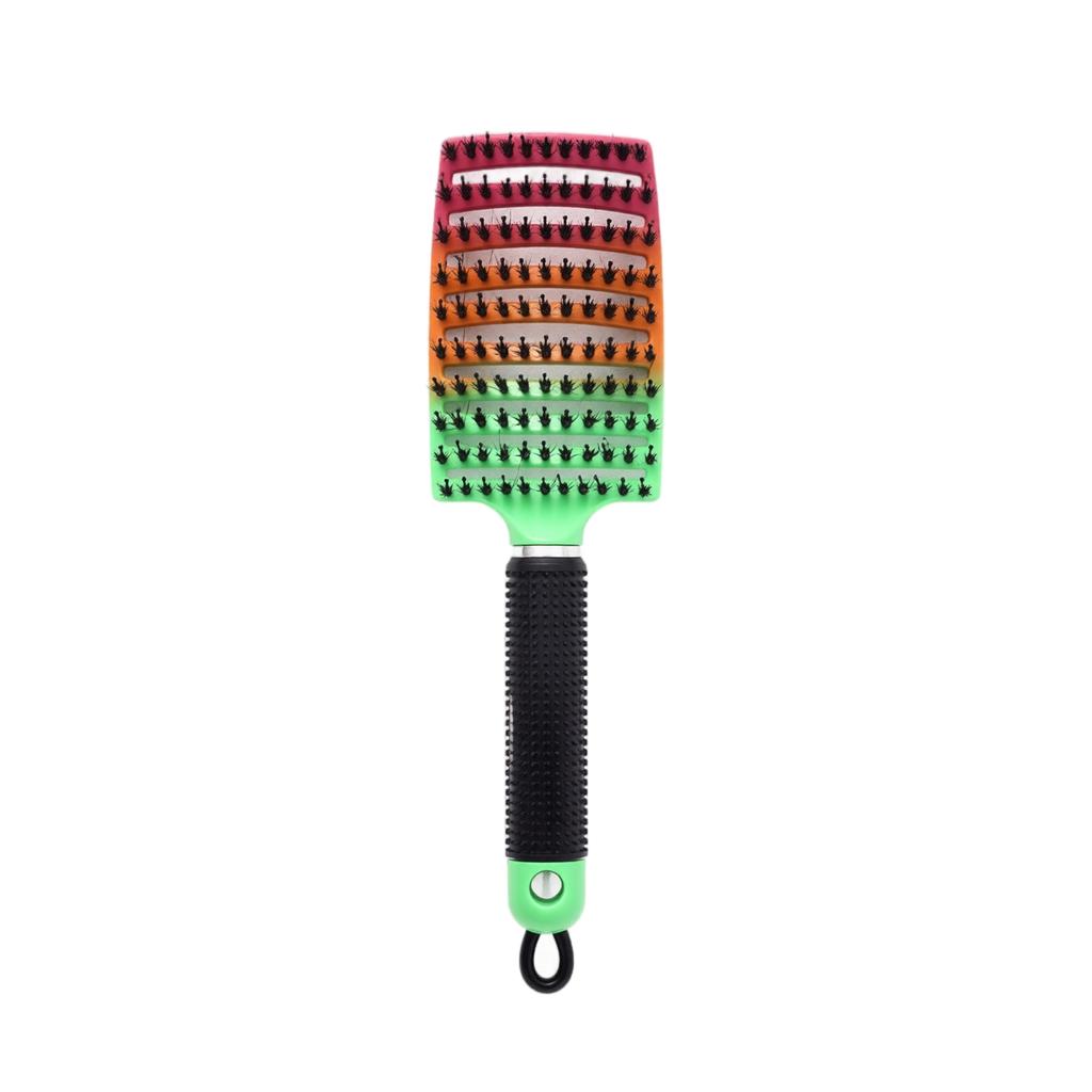 Wide Tooth Vent Hair Brush for Volumizing Styling Detangling Long Hair Home Use Scalp Massage Large Curved Comb for Women Men