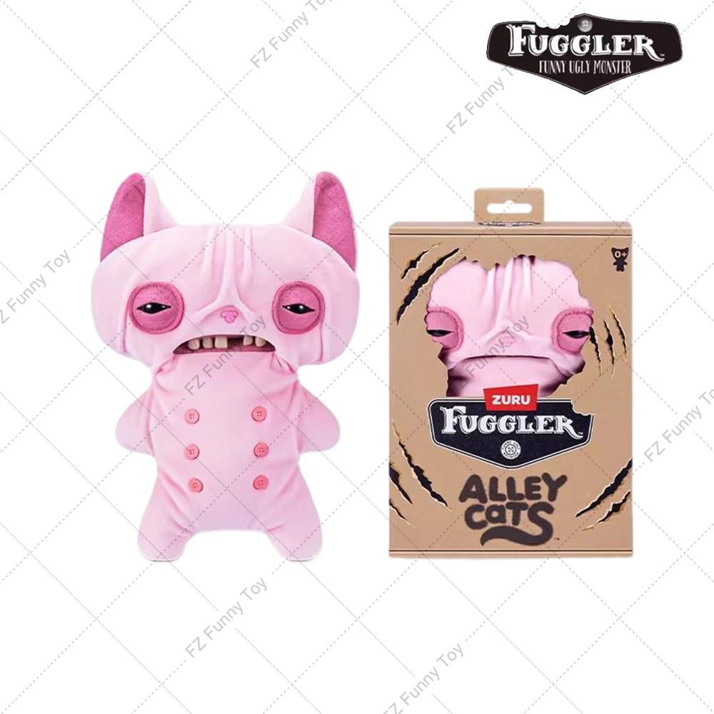 Fuggler Originele Pluche Pop Ouwe Lullen Katten Fuggster Lelijk Tand Monster Rock En Hip Hop Ster Knuffel Verjaardagscadeau 1pc with box