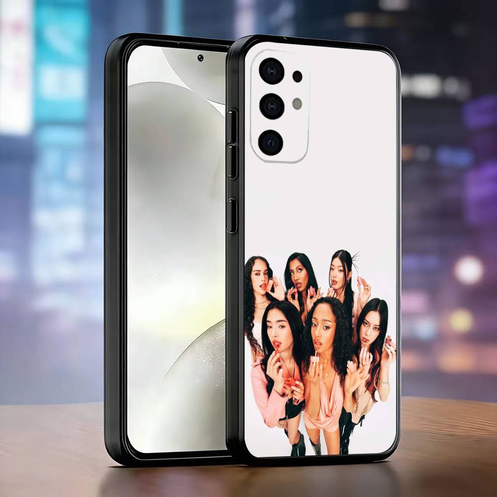 Hot Music K-KATSEYE Phone Case Black Silicone Soft For Samsung S25,S24,S21,S22,S23,S30,Ultra,S20,Plus,Fe,Lite