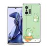 Transparent Phone Case for Xiaomi Mi 14 13 12 11 Ultra 13T 12T 11T Poco X3 NFC F3 F6 Pro Lite 5G Soft TPU Funny Cartoon Dinosaur