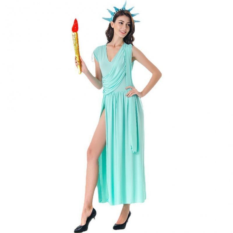 New Halloween Cosplay Free Muse Statue, Sun Muse Performance Costume