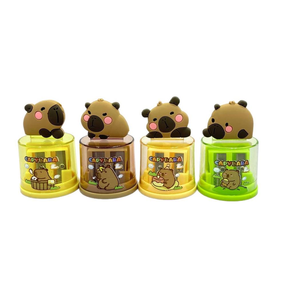 Capybara 3D Double Hole Pencil Sharpener - Fun Prize for Students