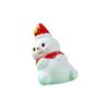 Practical Christmas Resin Figurine Stylish Cute Snowman Statue Holiday Decor
