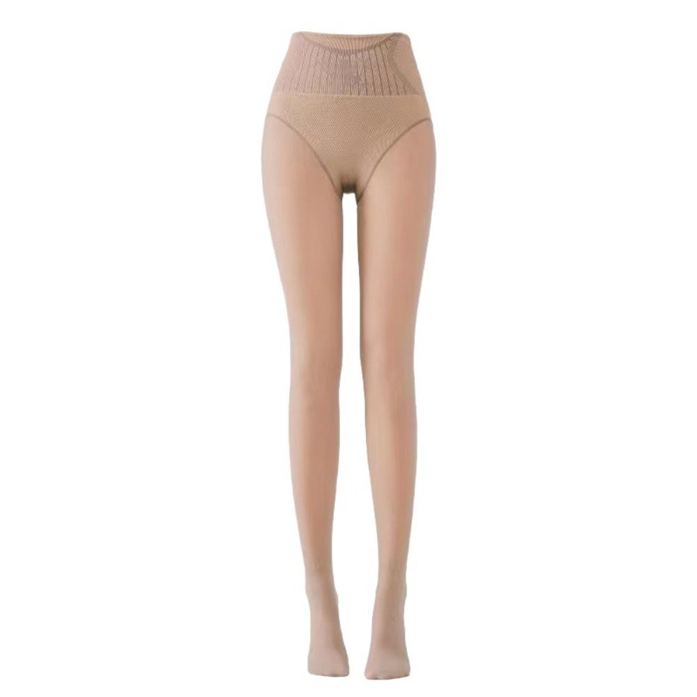 Nylon Bare Leg Socks Abdominal Bare Leg Artifact Durable High Waist Pantyhose  Girl