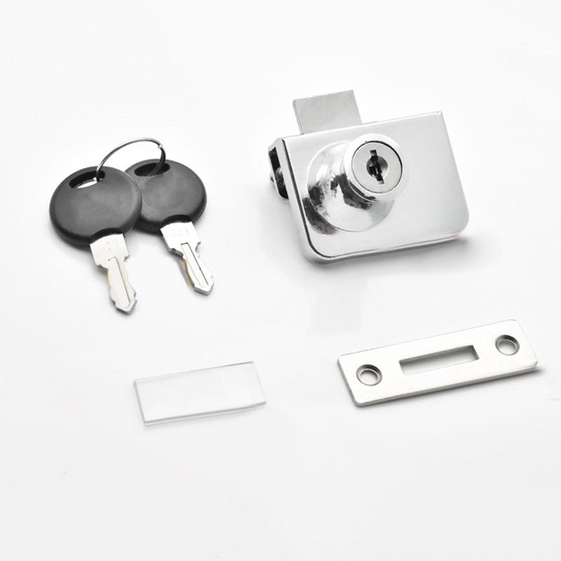 Display Case Cabinet Lock Drawer Latch Locker Replacement Safety Security Showcases Tubular Head Attachment Zinc Alloy