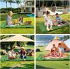 10cm Outdoor Inflatable Camping Mattress, Portable Moisture-Proof Air Cushion Pad