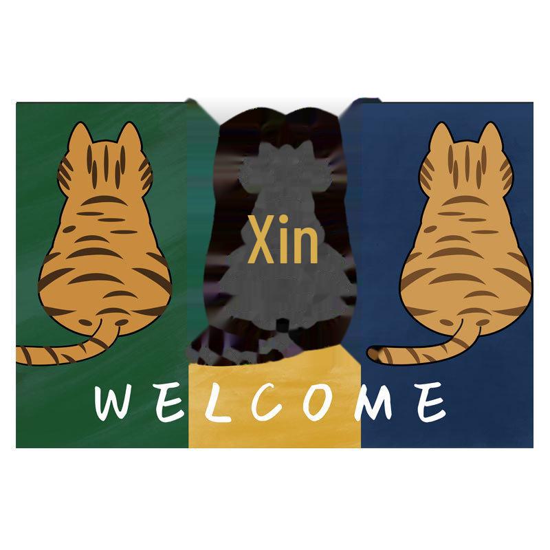 Anti-Slip Cartoon Bathroom Mat: Thick, Absorbent, Machine Washable Door or Toilet Foot Rug