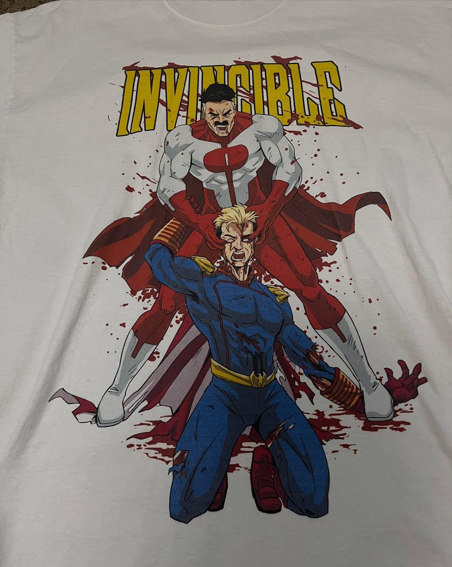 

2026 Invincible season 4 graphic Popular Unisexs TShirt Unisex ONeck Cotton Short Sleeve Y2k Oversized Fashion Streetwear Tee M