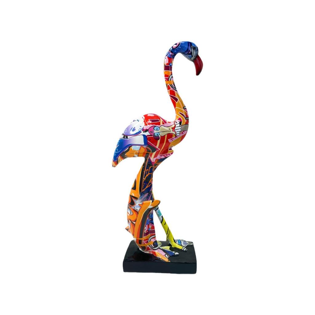 New Flamingo Ornaments Colorful Resin Crafts Home Living Room Entrance TV Cabinet Decoration Gifts