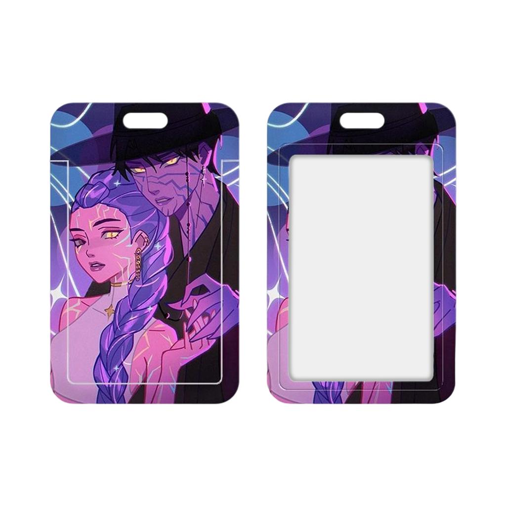 Student Slide Card Holder For School Meal Card, Bus Card, ID Badge, Access Card Protector, Card Cover