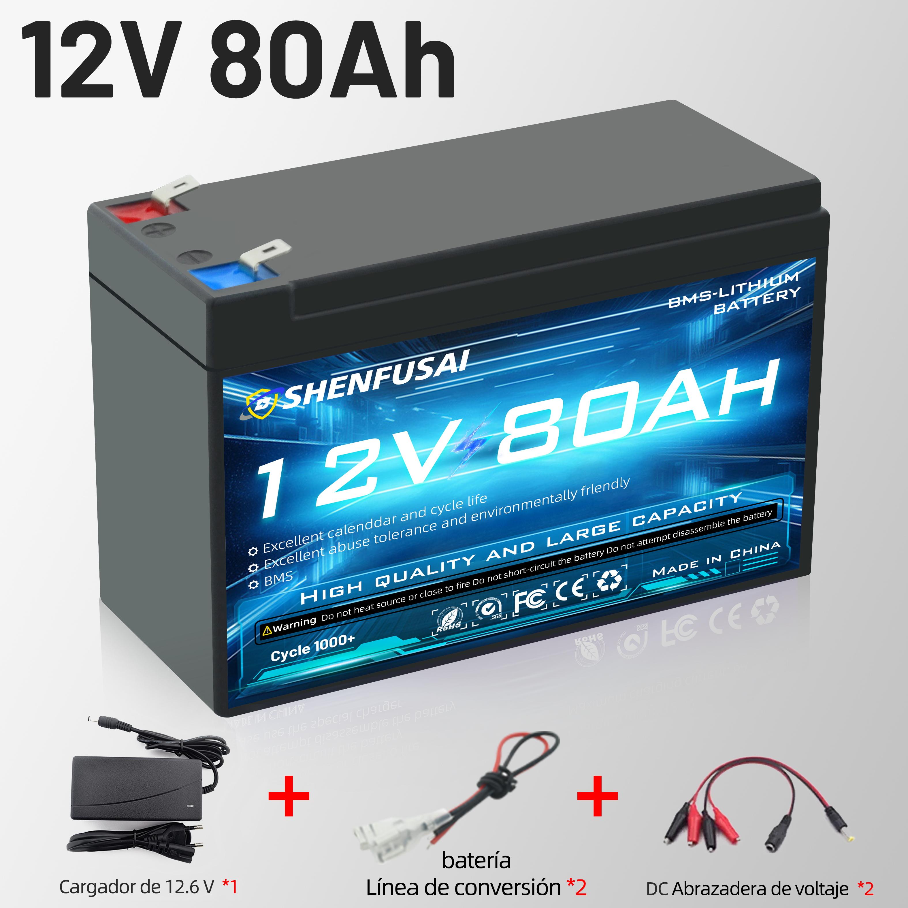 

Литий-ионный аккумулятор 18650, встроенный 12 В 100 Ач/80 Ач BMS 30A для аварийного освещения электромобиля, аккумулятор для игрушечного автомобиля