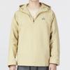 Adidas Solid Color Logo Hooded Jacket Men Outerwear Khaki HY5834