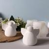 Angel Wing Silicone Candle Molds Food Grade Silicones for Epoxy Resin Making Candle Soap Chocolate Wedding Decoration