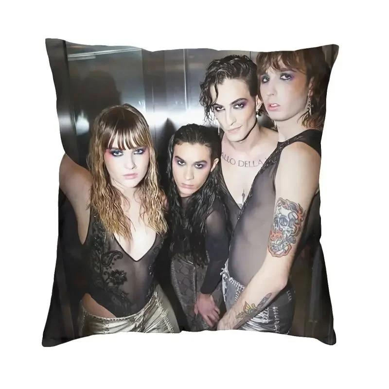 Damiano David Maneskin Luxuriöser Kissenbezug Schlafzimmerdekoration Pop Kissen für Sofa Büro Outdoor Kissen