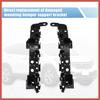 ACROPIX 1 Pair Front Left and Right Bumper Bracket for Honda CR-V 2017-2020 71198-TLA-A01 Plastic Black Car Parts